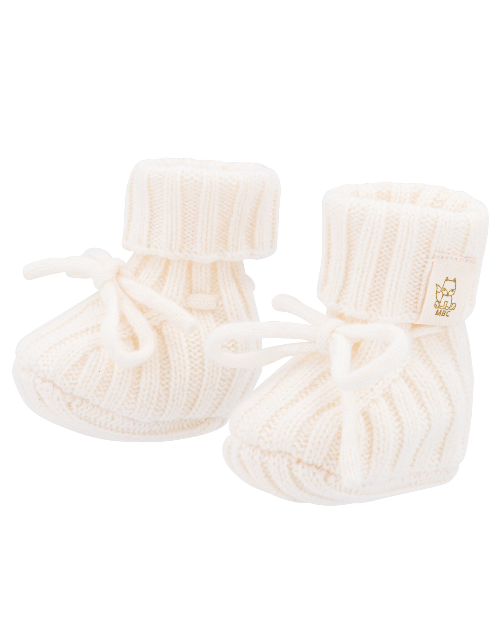 Moalie Newborn Merino/Cashmere Booties Cream