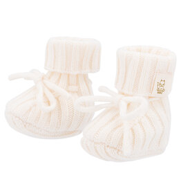 Moalie Newborn Merino/Cashmere Booties Cream