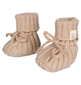 Moalie Newborn Merino/Cashmere Booties Sienna
