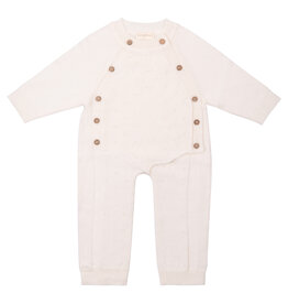 Moalie Pointelle Jumpsuit Wool Cream