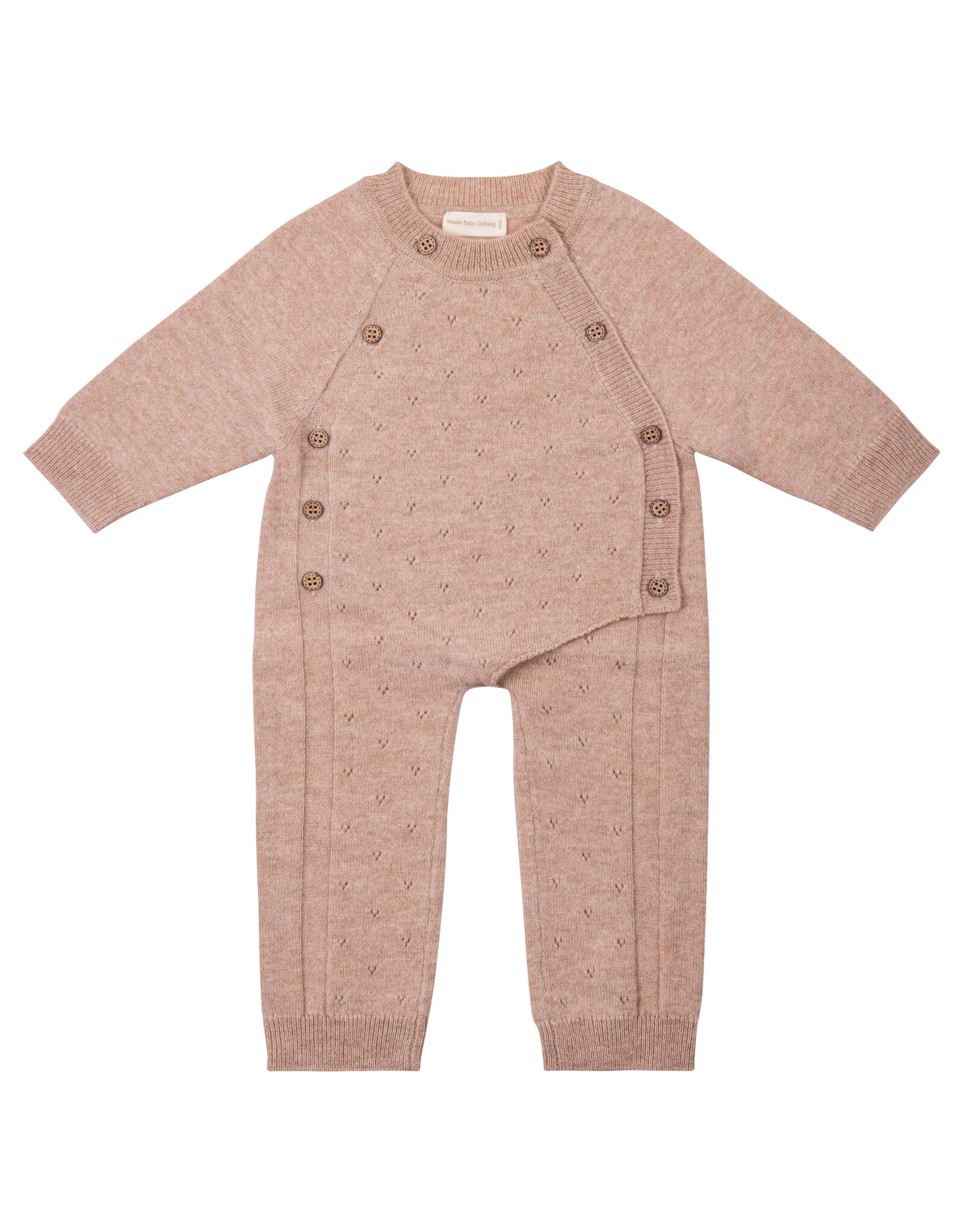 Moalie Pointelle Jumpsuit Wool Sienna