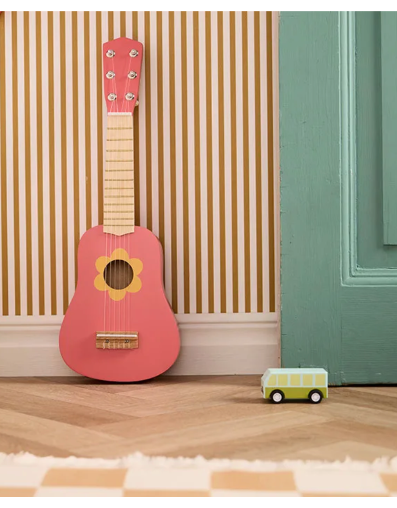 Kids concept Guitar flower pink
