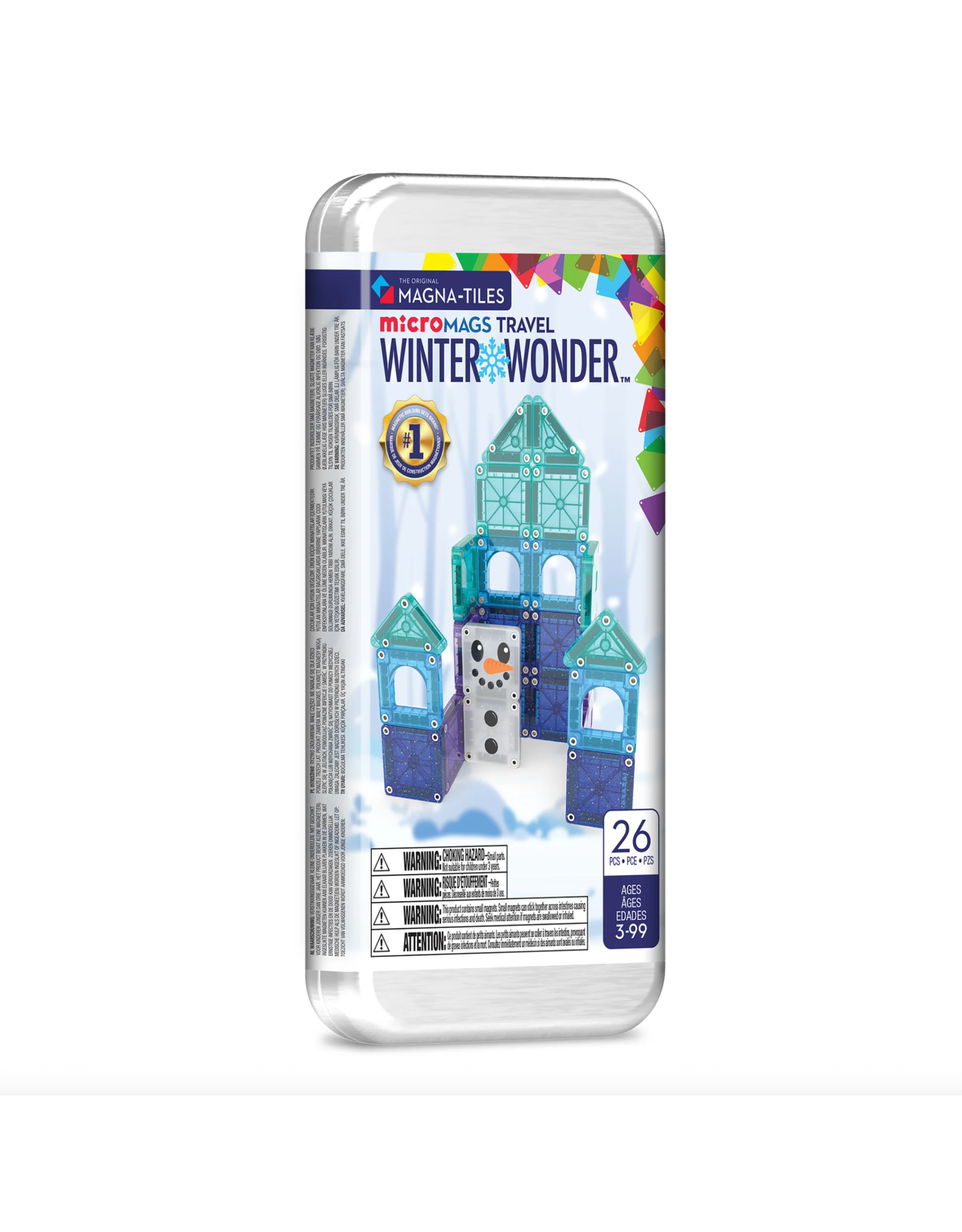 Magna-Tiles Magna Tiles Winter Wonder 26 piece travel set