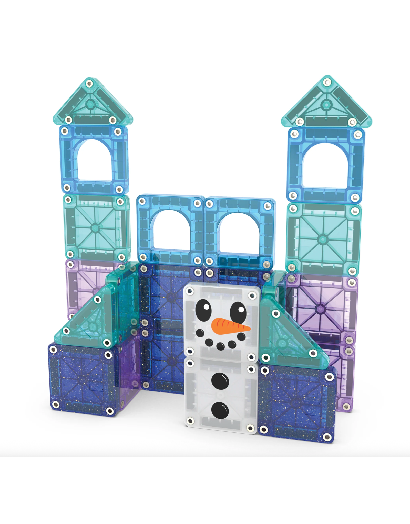 Magna-Tiles Magna Tiles Winter Wonder 26 piece travel set