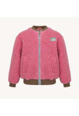 Happymess Merino bomber jacket dusty pink