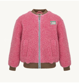 Merino bomber jacket dusty pink