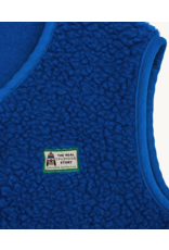 Merino wool vest cobalt