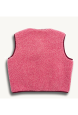 Merino wool vest dusty pink