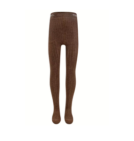 Ewers Strumpfhose Glitzer/Rippe mahagoni-gold