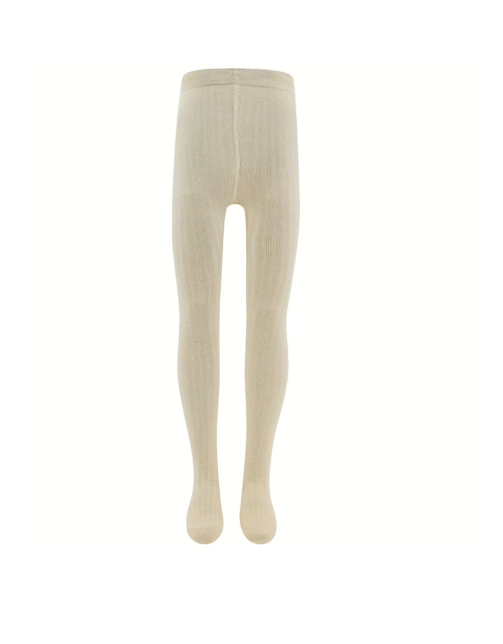 Ewers Strumpfhose Glitzer/Rippe latte-gold