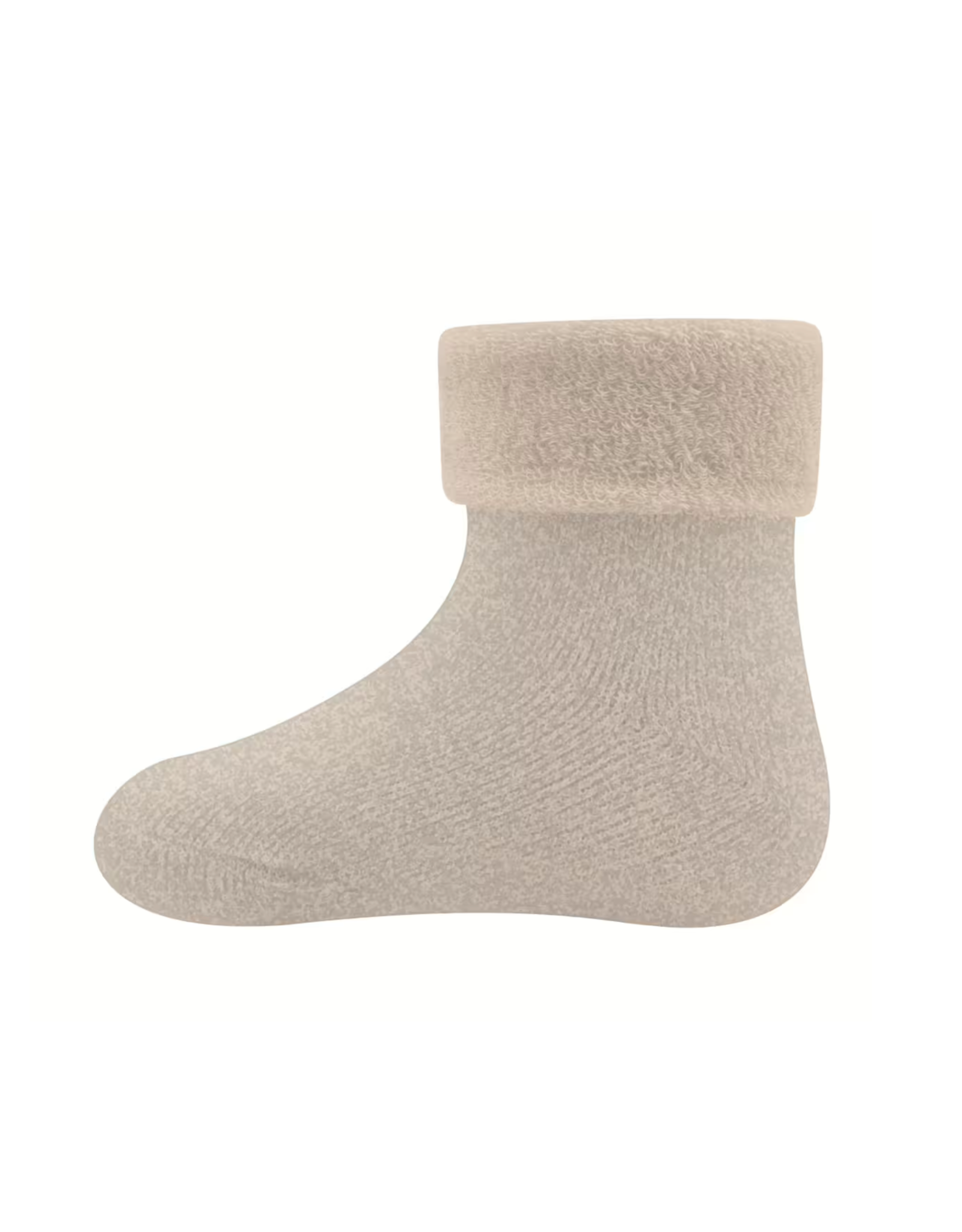 Ewers Socken Wolly mit Umschlag rinde mel.