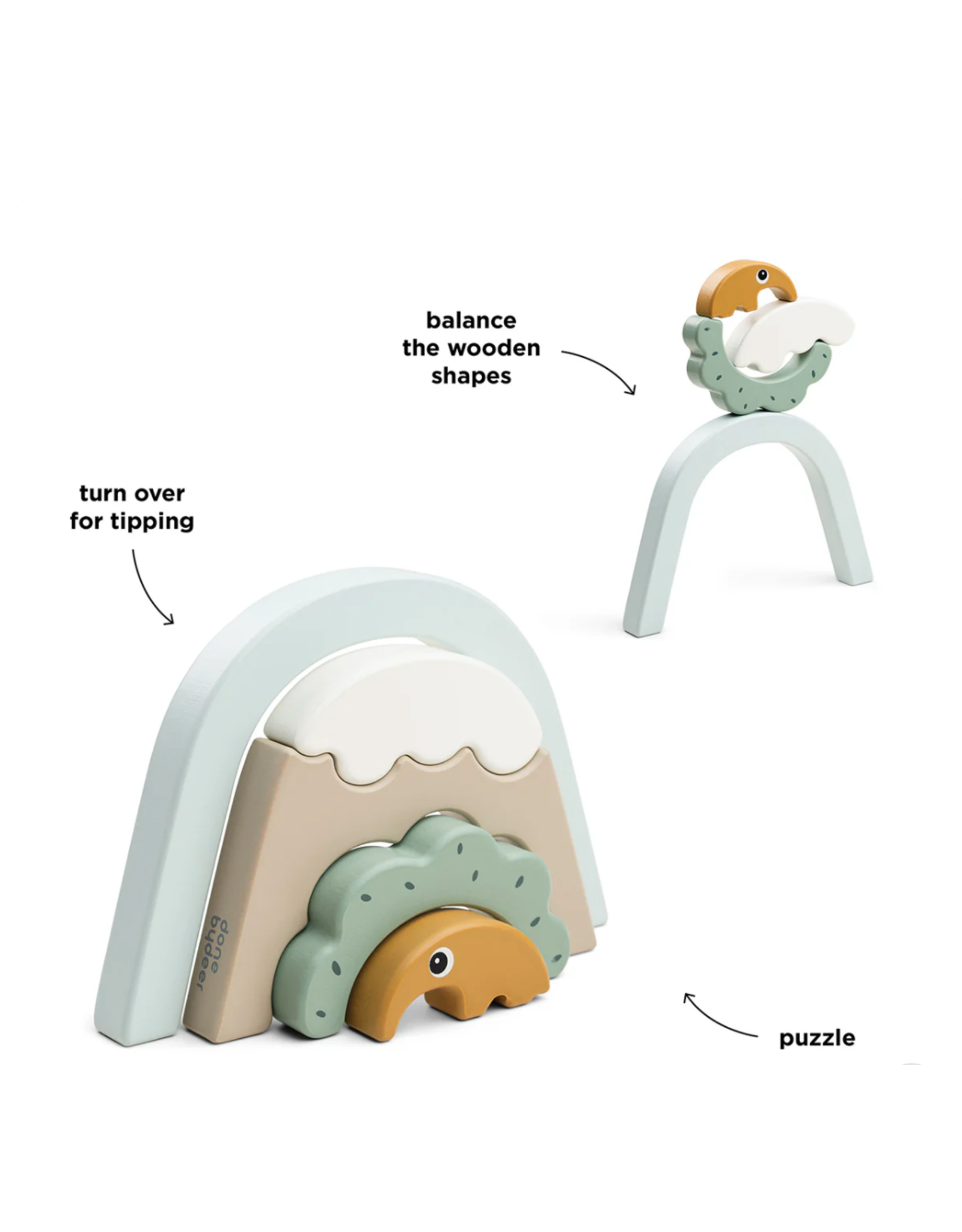 Done by Deer Stacking tunnel Antee clour mix