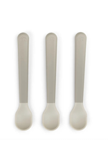 Done by Deer Foodie easy-grip baby spoon 3-pack Sand