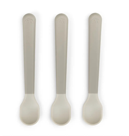 Done by Deer Foodie easy-grip baby spoon 3-pack Sand