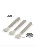 Done by Deer Foodie easy-grip baby spoon 3-pack Sand