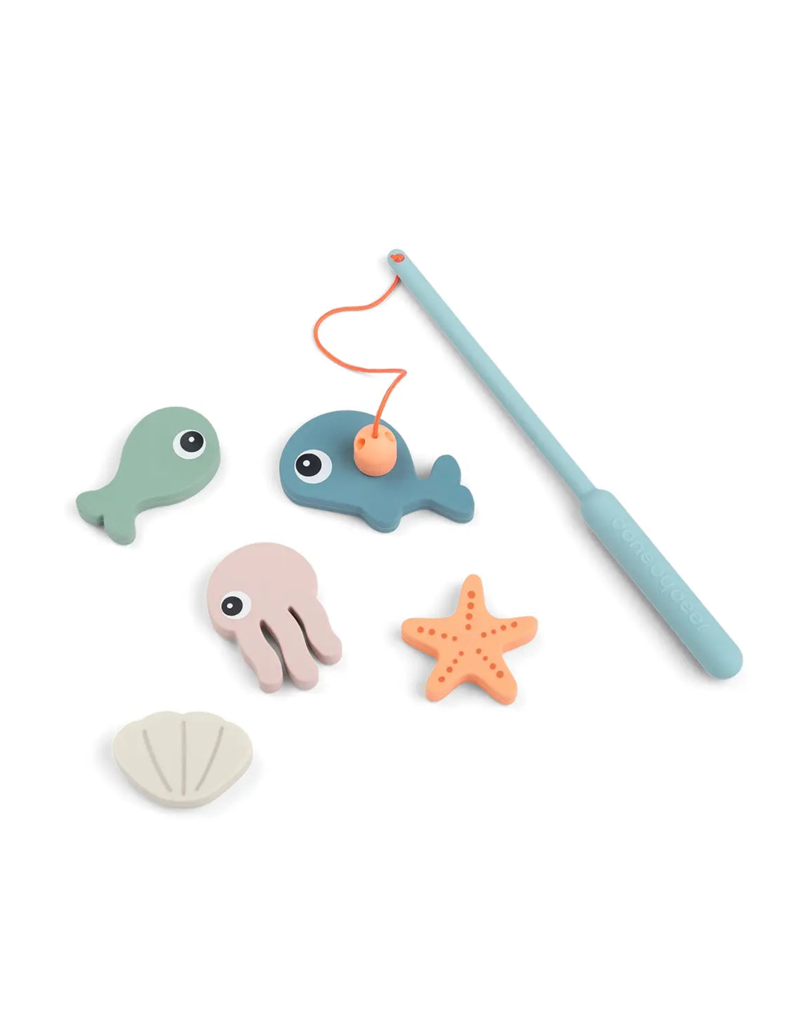 Done by Deer Bath fishing toy Sea friends Colour mix