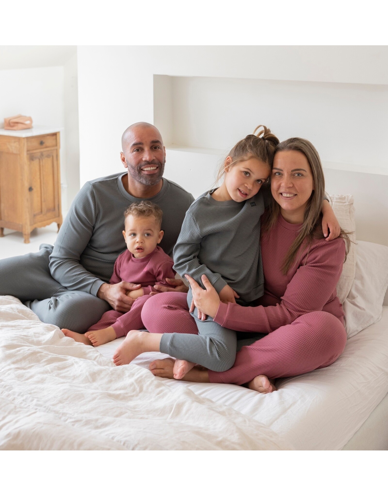 Feetje Wafelpyjama - Family Limited Edition Berry
