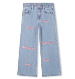 BILLIEBLUSH Denim Trousers double stone + bleached maat 98