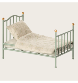 Maileg Vintage single bed Mouse Mint
