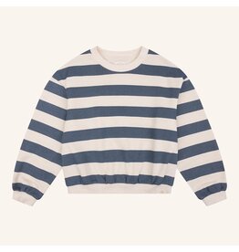 NAVY NATURAL Jules Sweaer stripe ijsblue