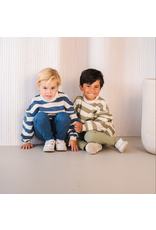 NAVY NATURAL Jules Sweaer stripe ijsblue