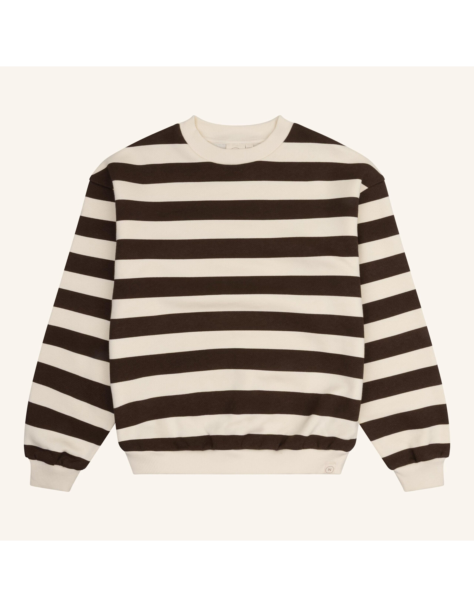 NAVY NATURAL Jules Sweaer stripe darkbrown