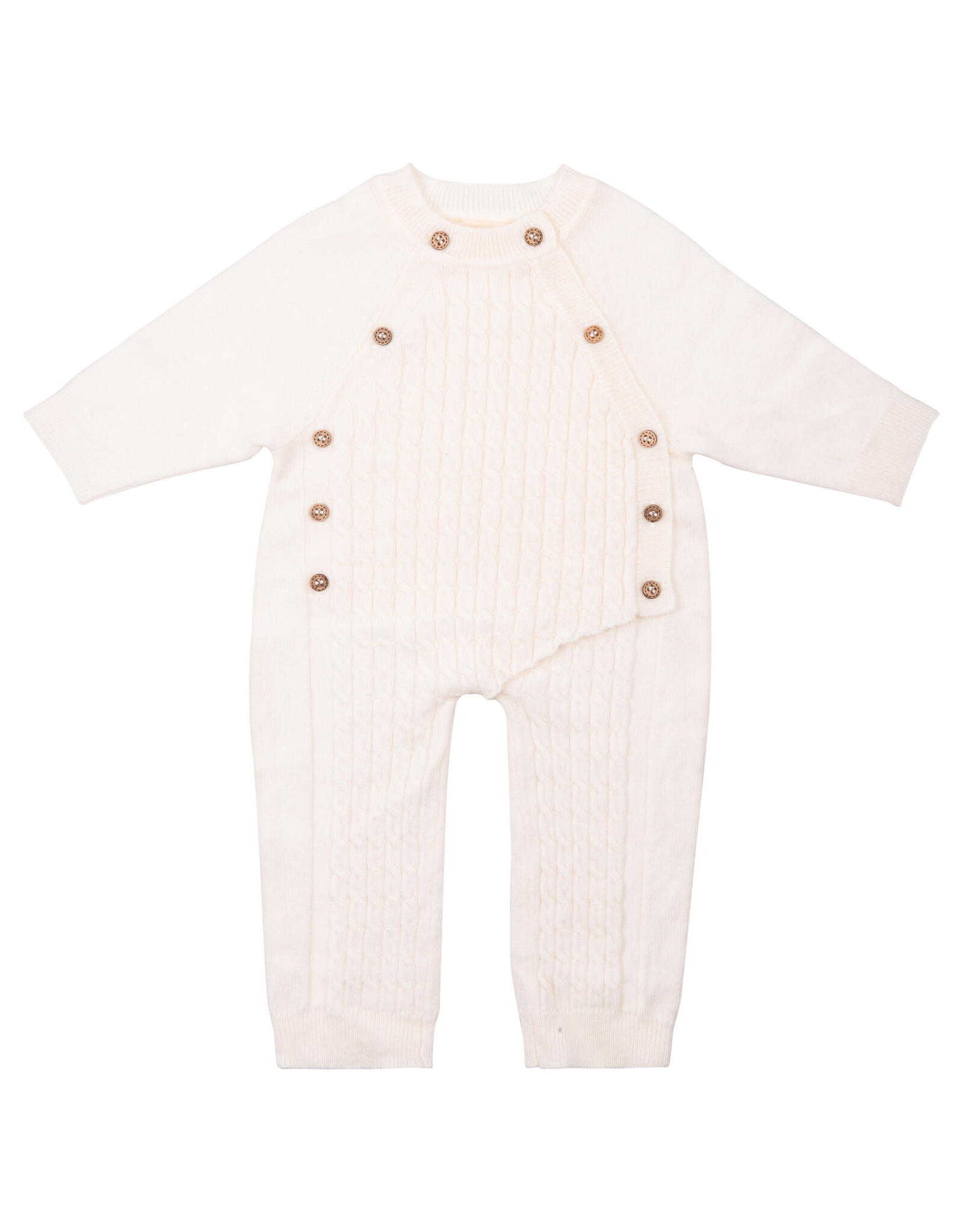 Moalie Cable Jumpsuit Wool Cream