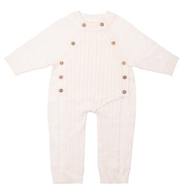 Moalie Cable Jumpsuit Wool Cream