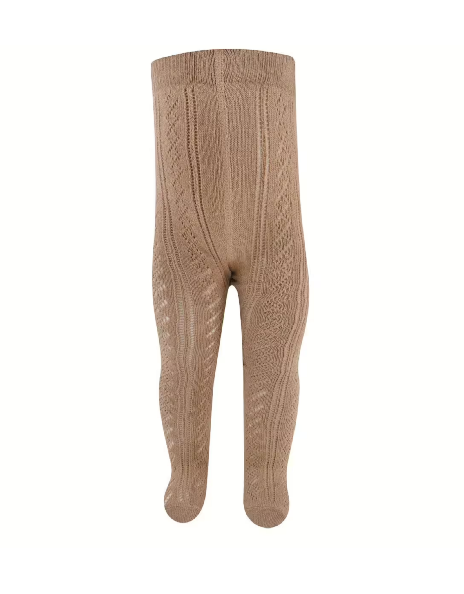 Ewers Strumpfhose opengewerkt Camel