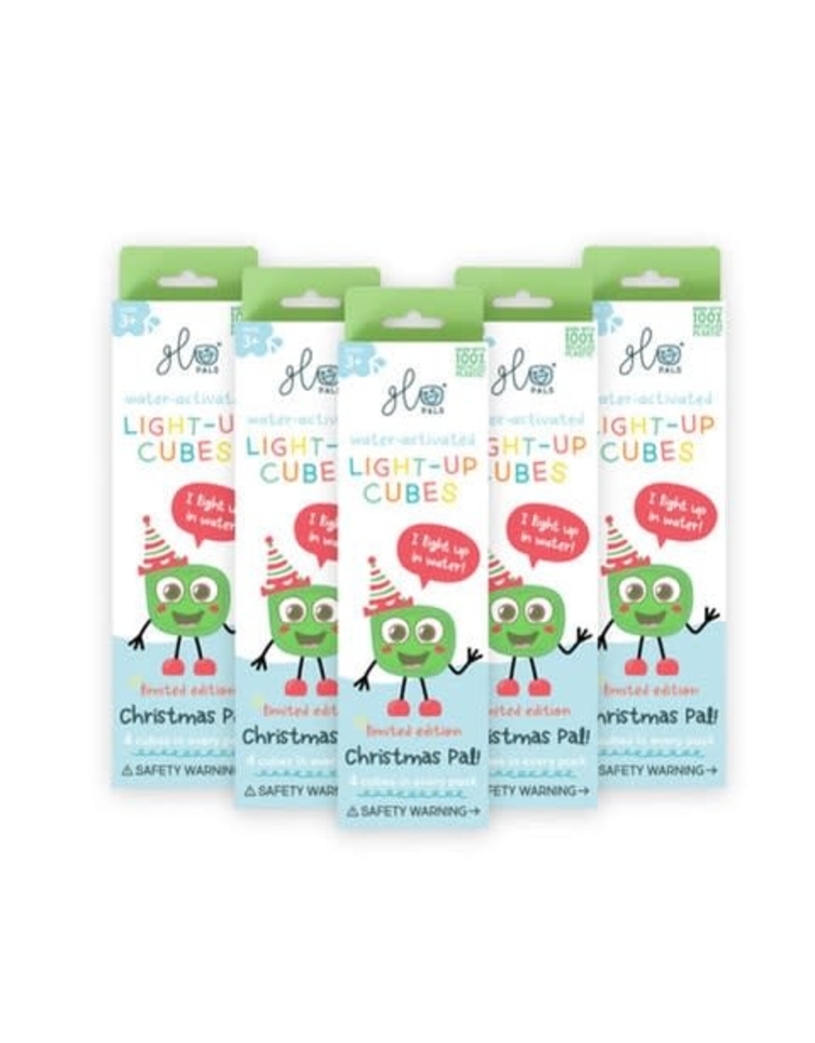 Glo pals Glo Pals light up cubes ( set 4 ) Christmas