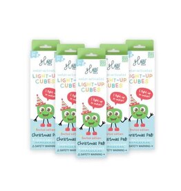 Glo pals Glo Pals light up cubes ( set 4 ) Christmas