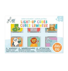 Glo pals Glo Pals light up cubes ( set 6 ) Zoo