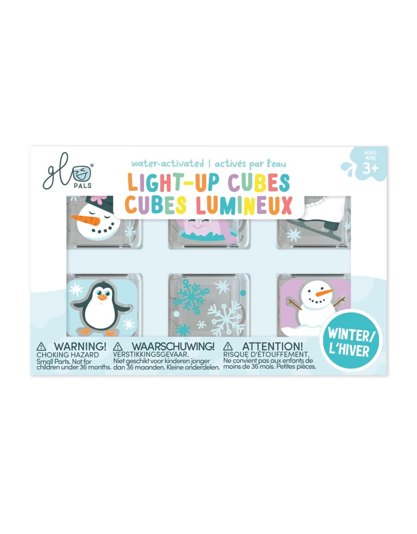 Glo pals Glo Pals light up cubes ( set 6 ) Winter