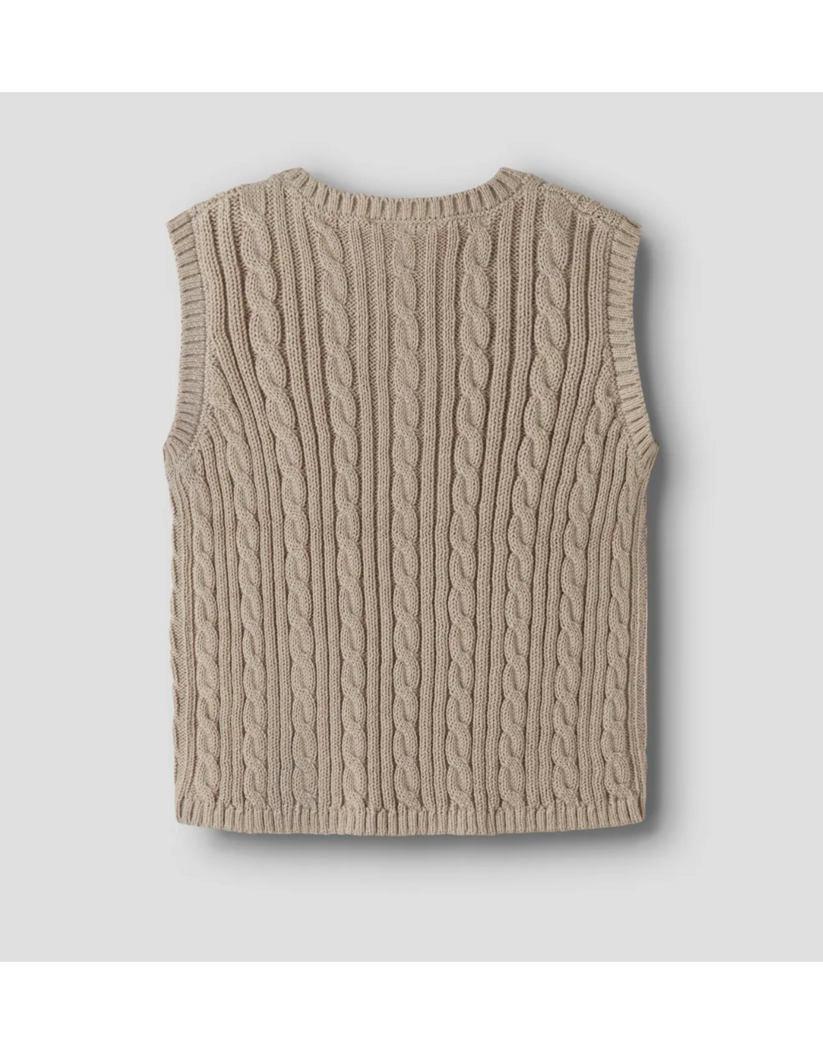 Name it NBMROMAN Knit Slipover Island Fossil