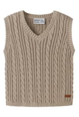 Name it NBMROMAN Knit Slipover Island Fossil