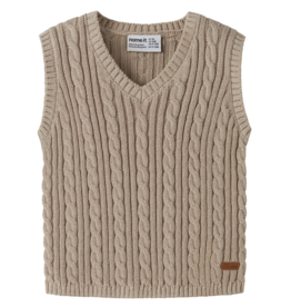 Name it NBMROMAN Knit Slipover Island Fossil