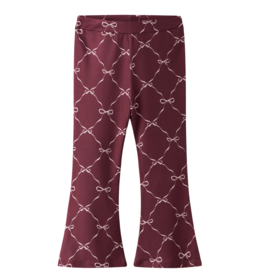 Name it NMFRAMOURA flare pant Burgundy