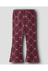 Name it NMFRAMOURA flare pant Burgundy