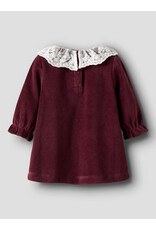 Name it NBFROXY LS Vel Dress Burgundy