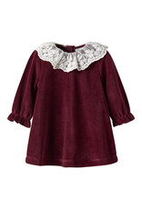 Name it NBFROXY LS Vel Dress Burgundy
