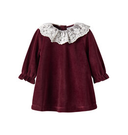 Name it NBFROXY LS Vel Dress Burgundy