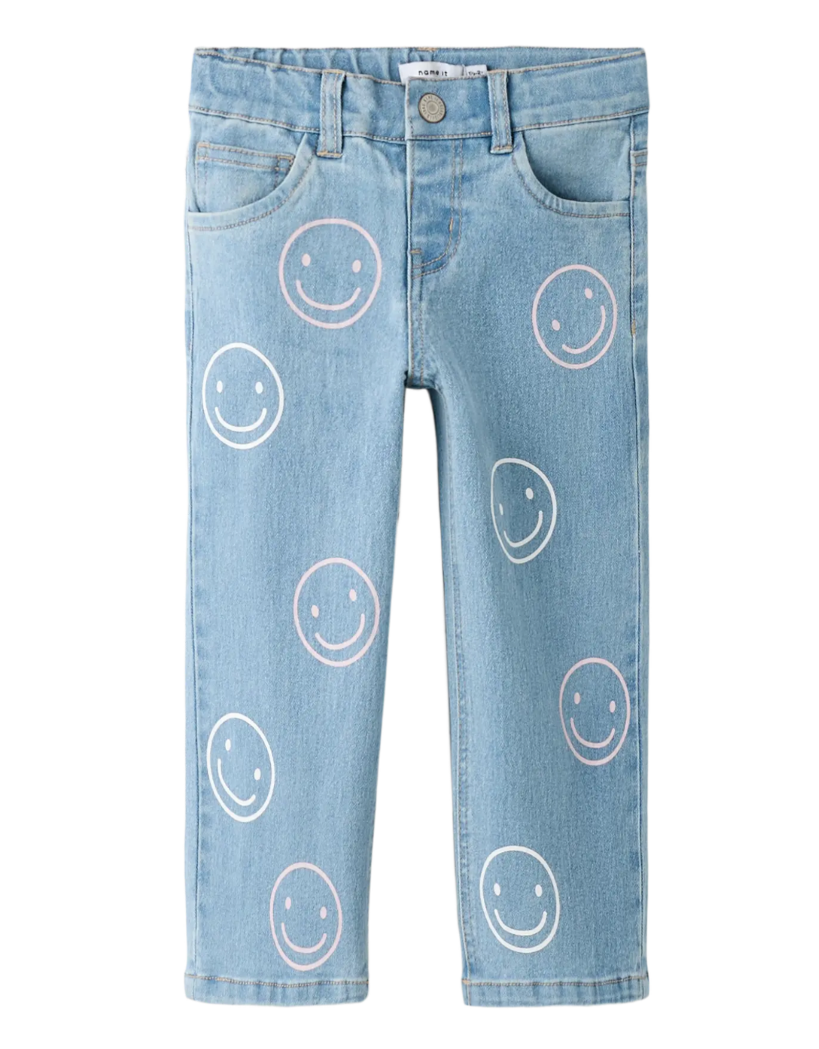 Name it NMFROSE wide jeans smile light blue denim