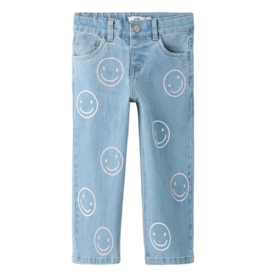 Name it NMFROSE wide jeans smile light blue denim