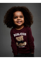 Name it NMFREAR LS Sweat Bru Burgundy