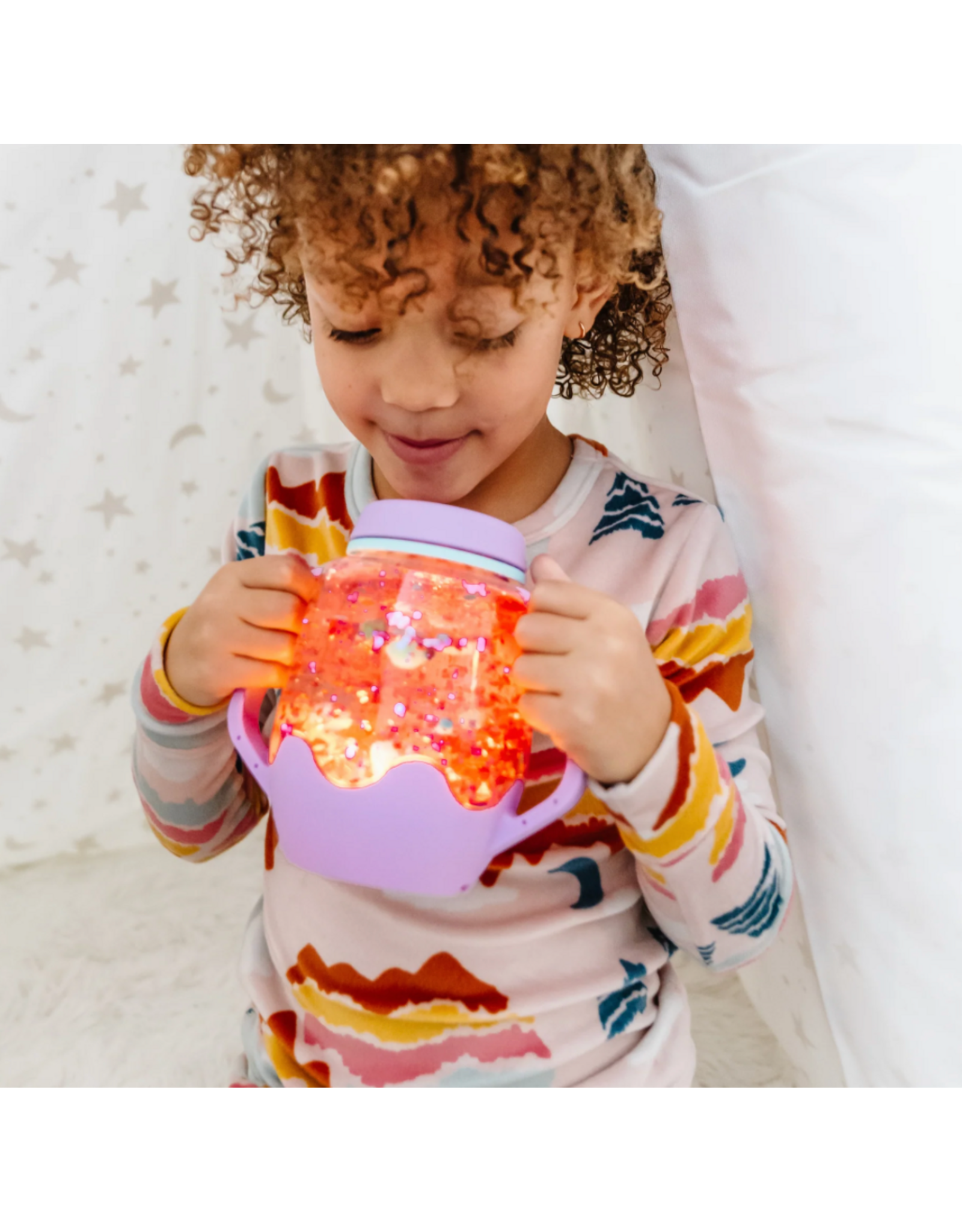 Glo pals Sensory play cup Purple