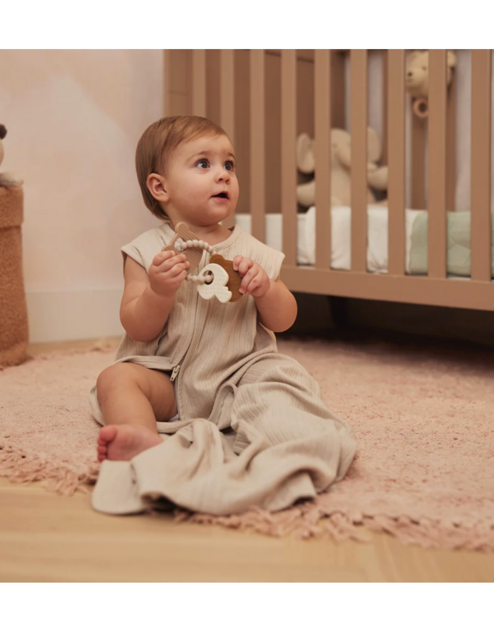 Jollein Bijtring Siliconen - Teddy Bear