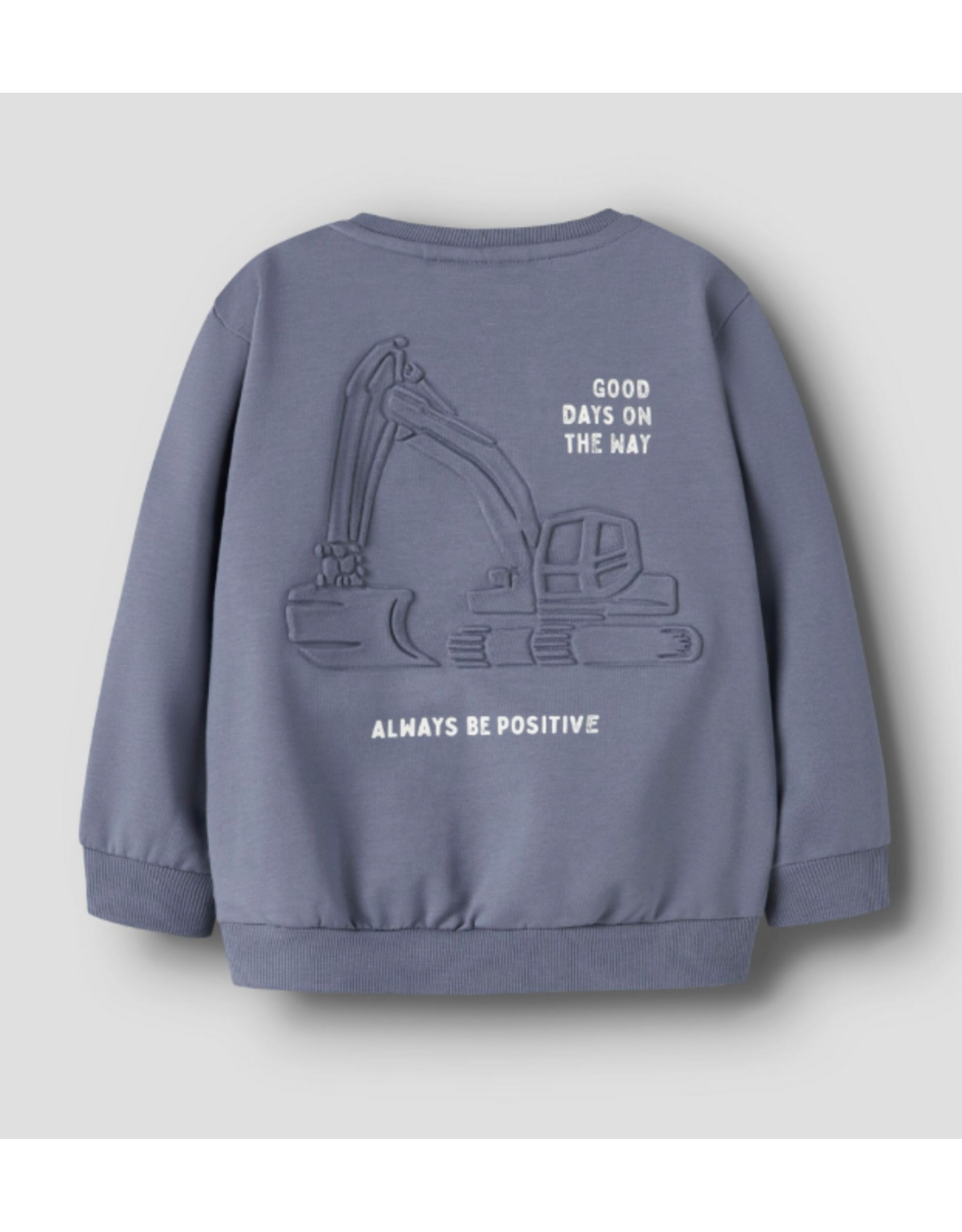 Name it NMMSLADE LS NREG Sweat Bru Flint stone