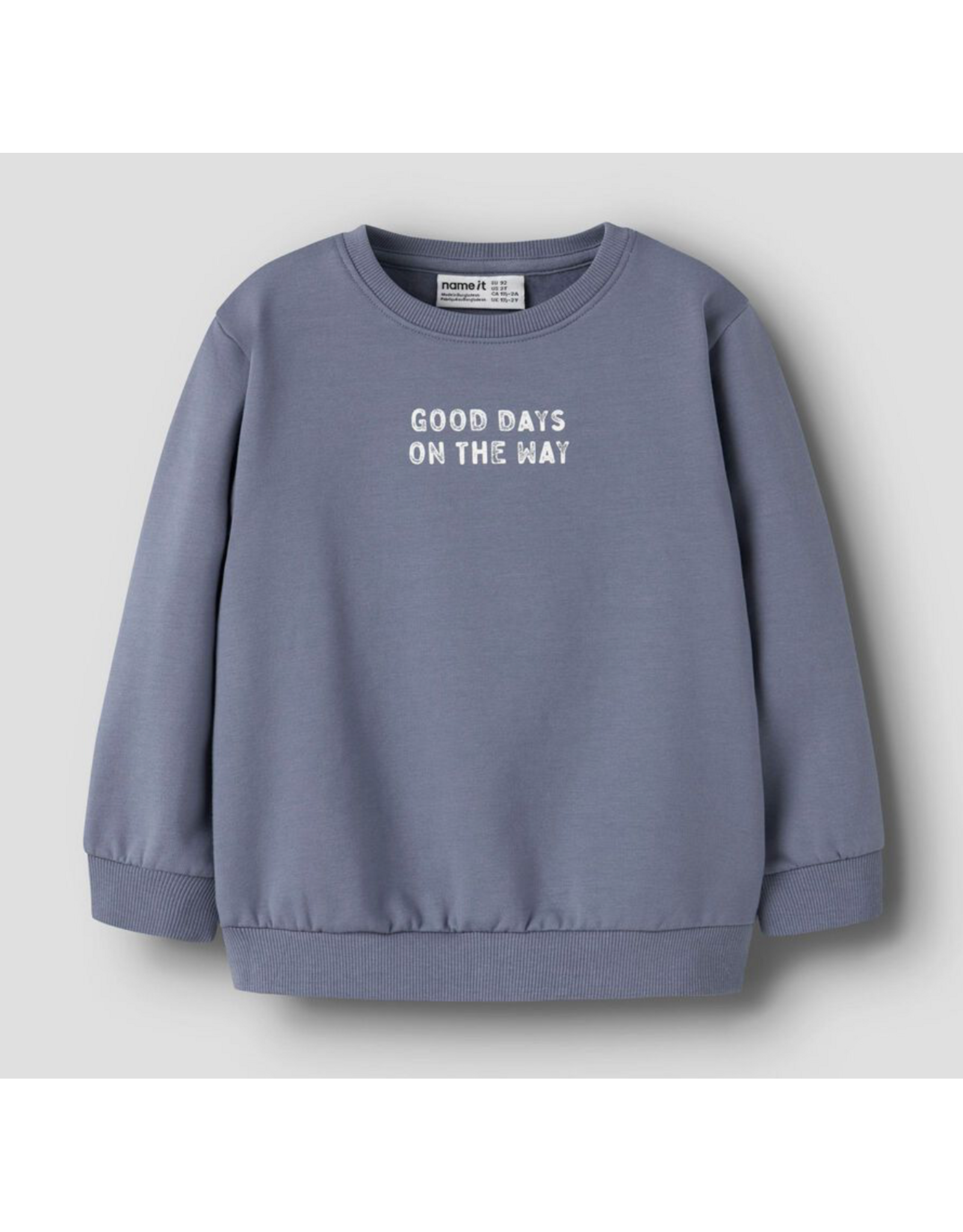 Name it NMMSLADE LS NREG Sweat Bru Flint stone