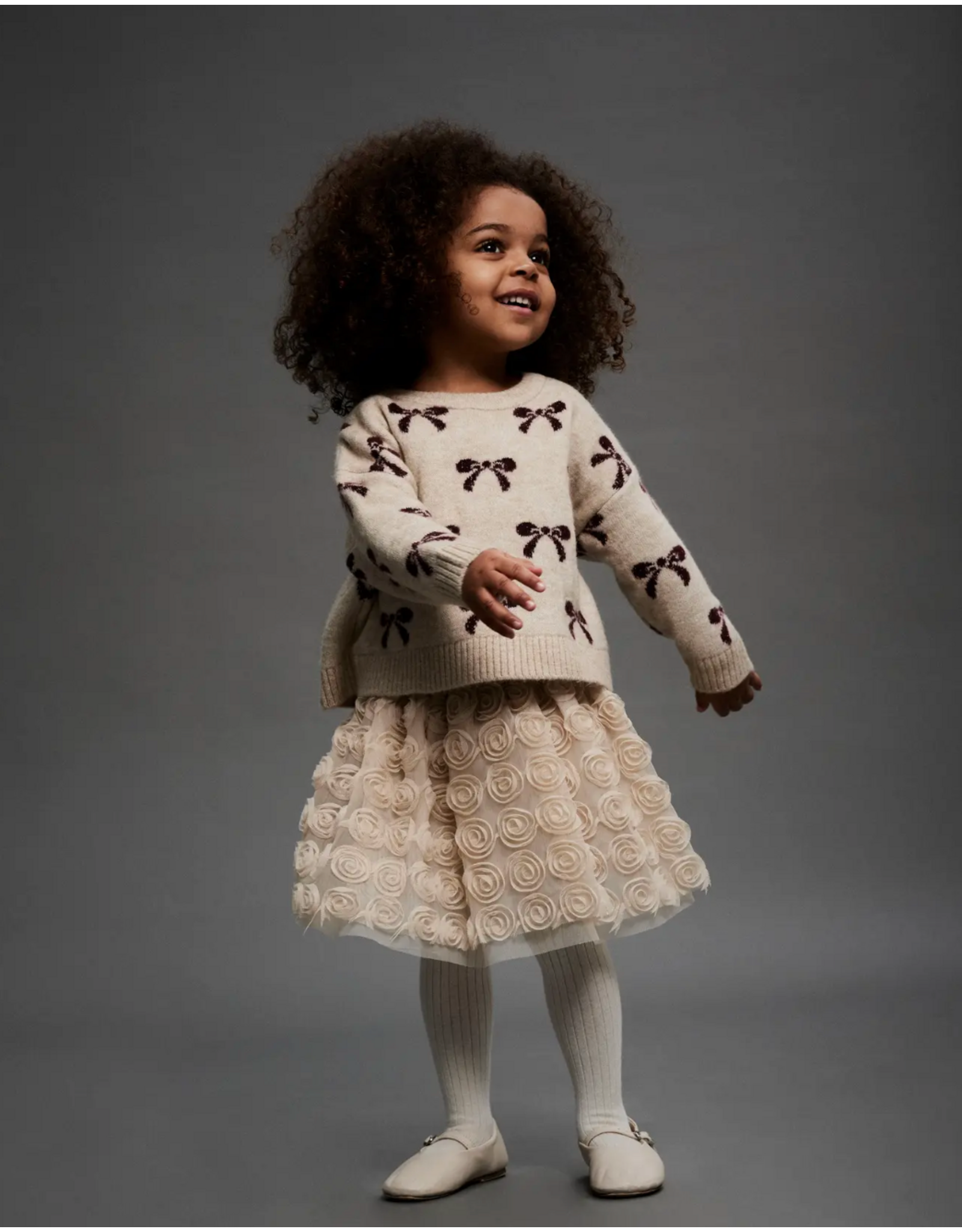 Name it NMFSYKIA Tulle skirt Cement