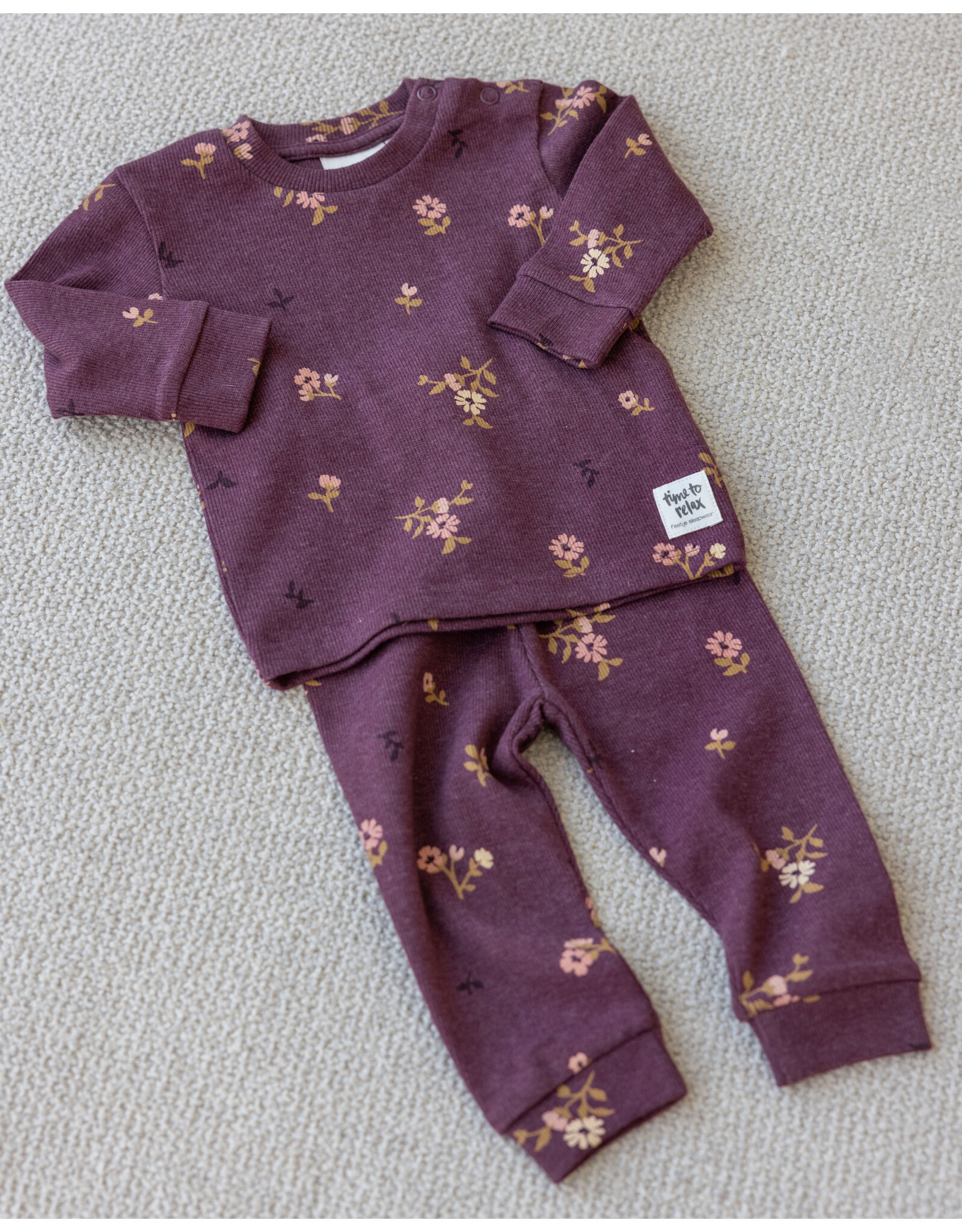 Feetje Bonnie Bouquet - Premium Sleepwear by Feetje Wijn melange